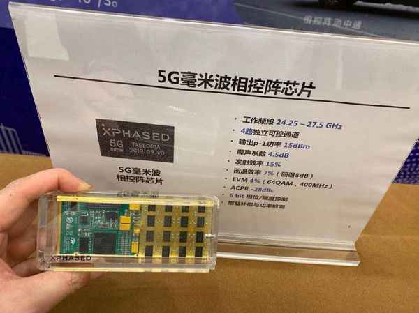 中国自主研发成功商用毫米波相控阵芯片