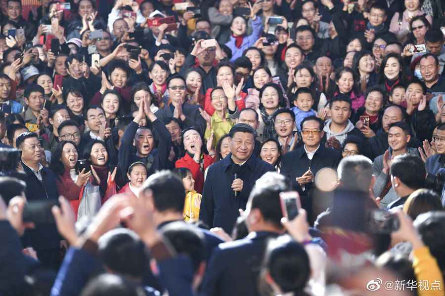 习近平向全国人民拜年