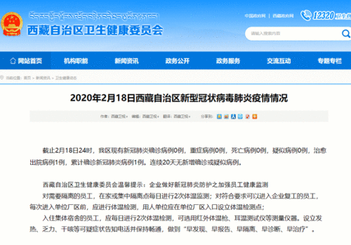 西藏连续20天无新增病例真的吗？2月19日西藏新冠肺炎疫情最新消息