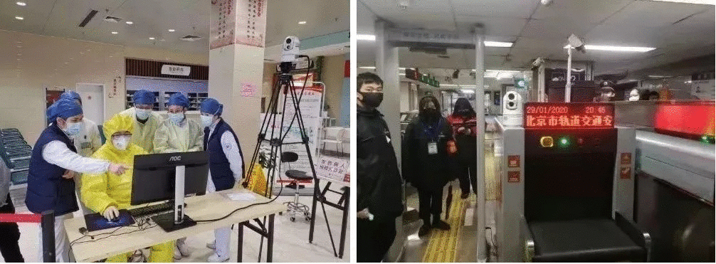 全自动红外人体测温系统实现远距离大范围精准测温