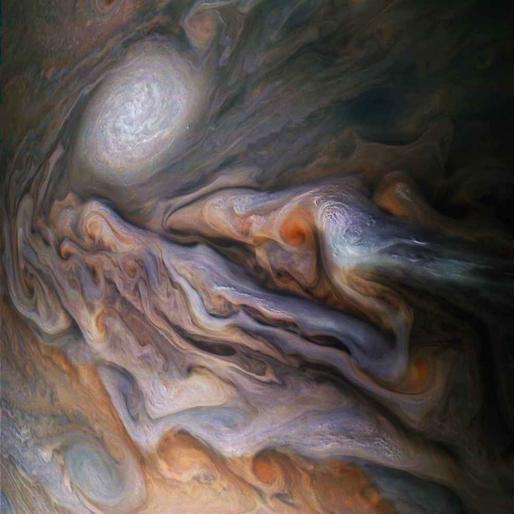 NASA发布超清晰木星照 NASA超清晰木星照组图一览
