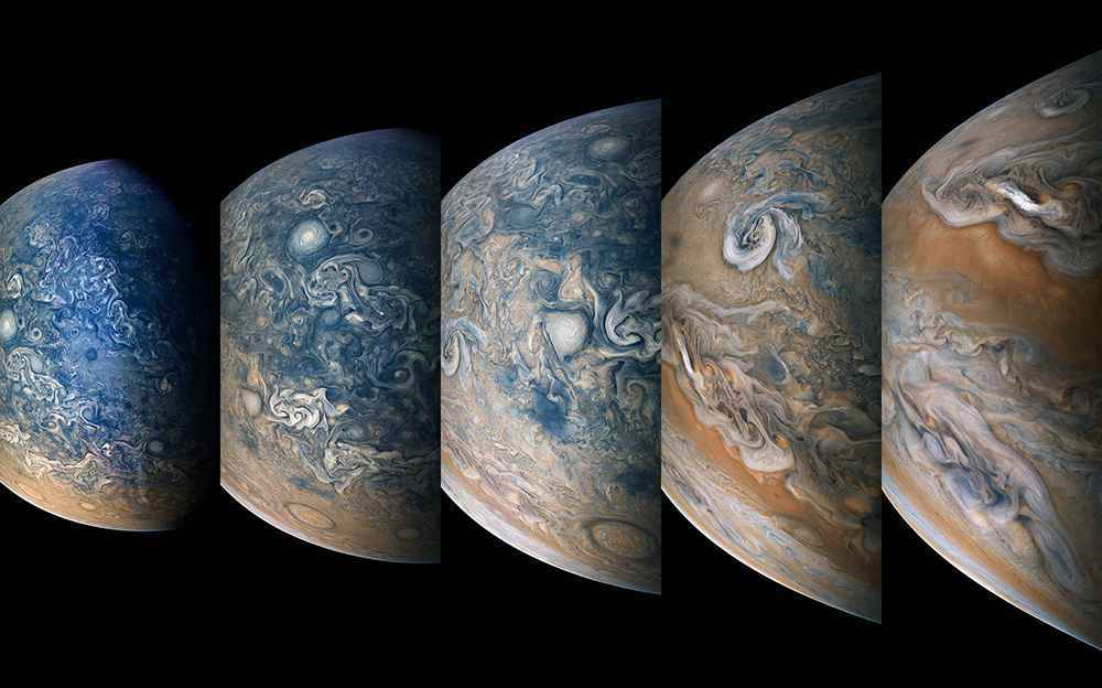 NASA发布超清晰木星照 NASA超清晰木星照组图一览