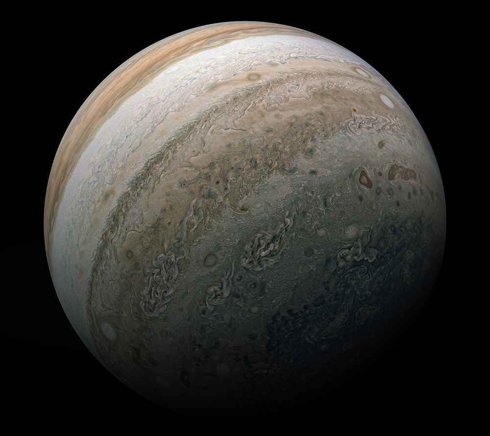 NASA发布超清晰木星照 NASA超清晰木星照组图一览