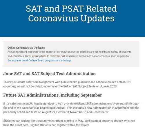 6月SAT考试取消怎么回事 6月SAT考试取消原因有哪些