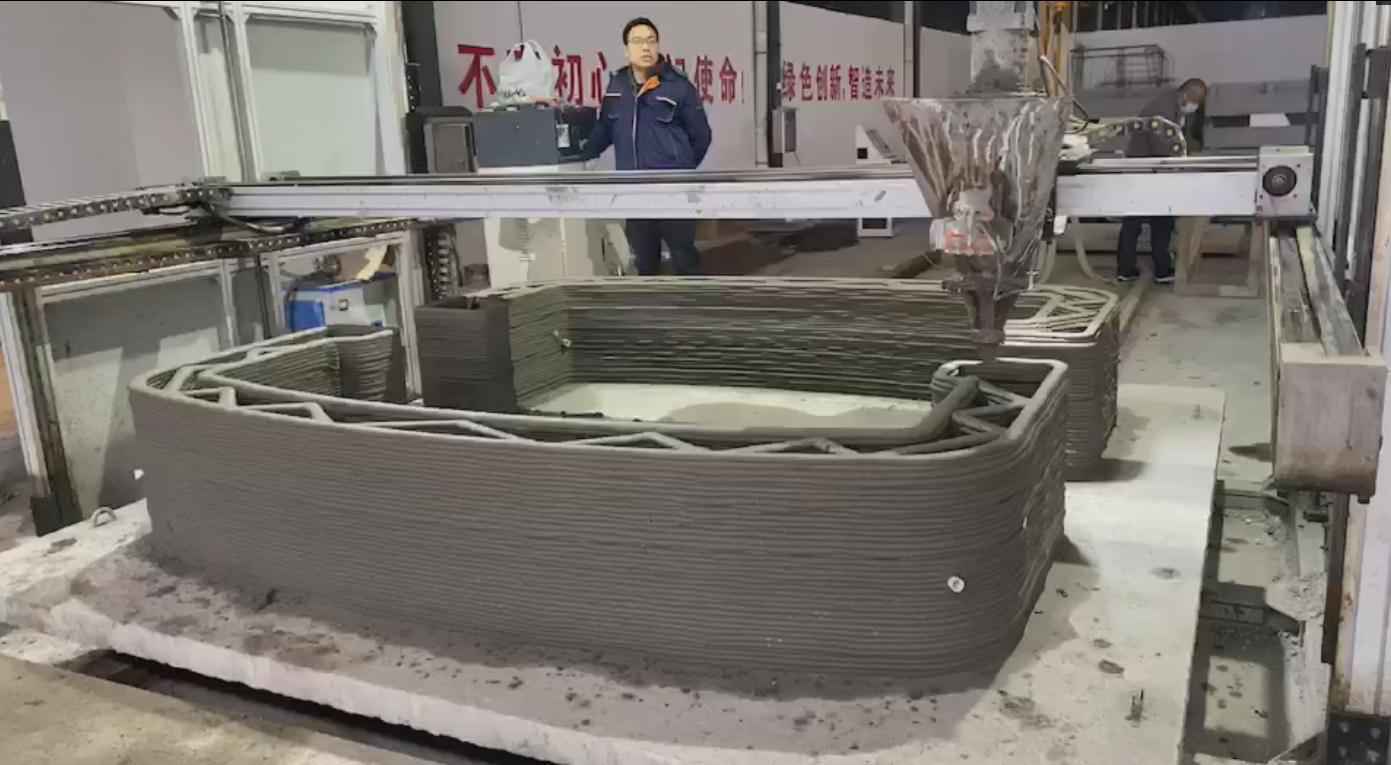 全国水利工程首次成功实现3D现场打印