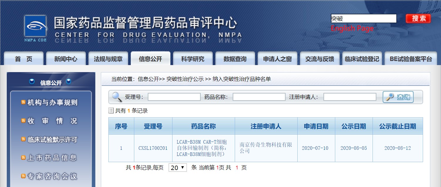 我国首个“突破性治疗药物”有望加速获批造福患者