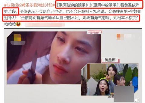 节目组给黄圣依看海娃片段网友炸了 节目组为什么放黄圣依黑历史
