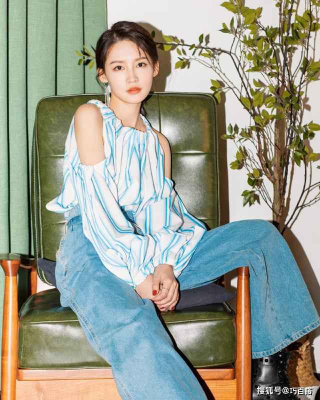 巅峰体重90斤的李沁,如今因为这条裤子变成120,选款太重要了