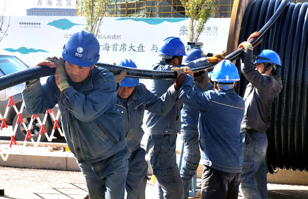 电缆入地改造 扮靓城市新貌