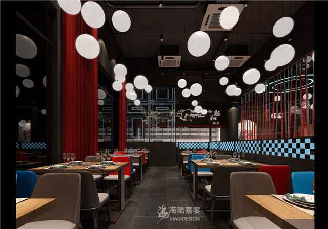 海陆嘉宴西餐厅设计,4个小技巧提高餐厅环境体验?
