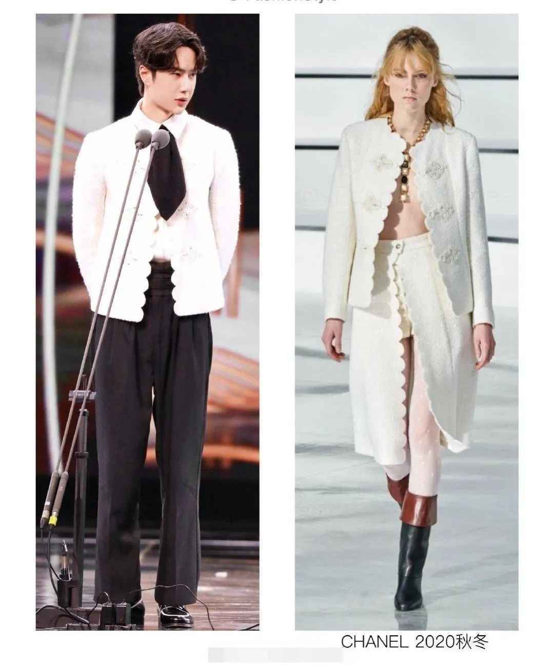 同穿奢牌,王一博只借到女款,陈伟霆却受青睐男款加身,差距立现