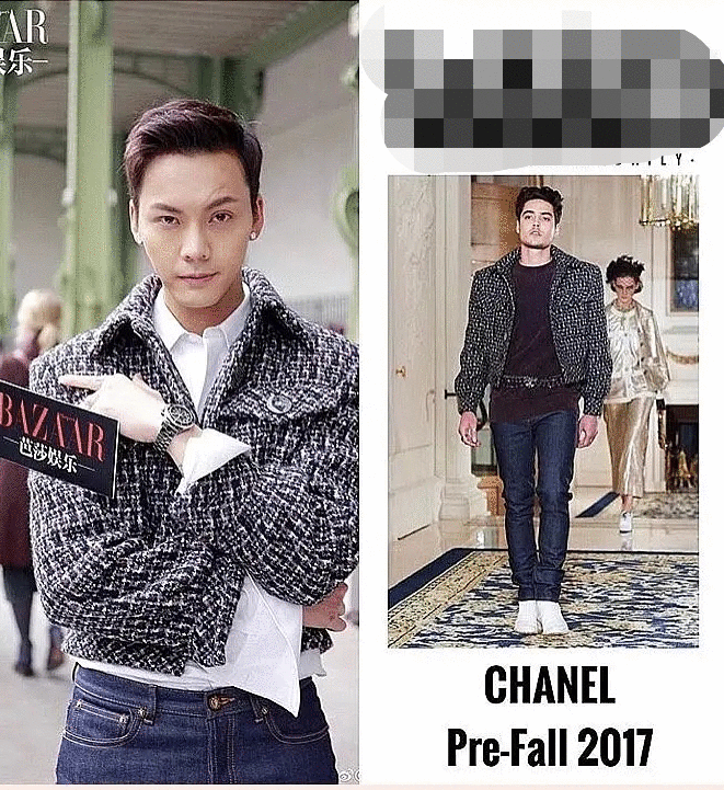 同穿奢牌,王一博只借到女款,陈伟霆却受青睐男款加身,差距立现