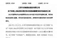 “夸海口”遭问询,今世缘的百亿营收梦何时能成真?