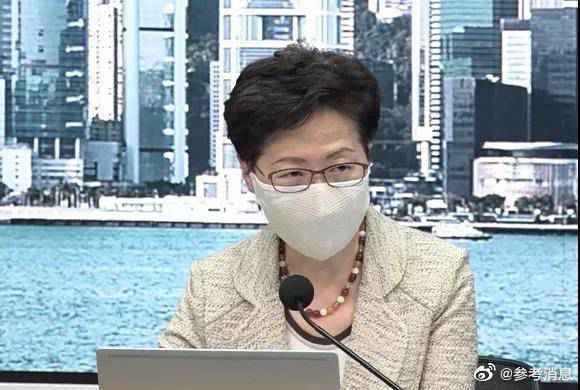 港媒:林郑月娥称目前没有银行户口 每天用现金买东西