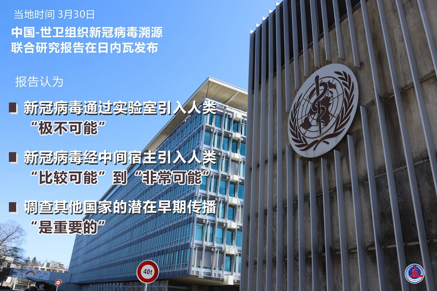 中国-世卫组织新冠病毒溯源联合研究报告正式发布