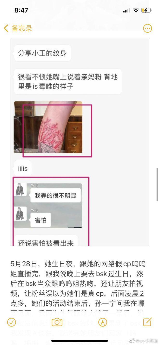 疑孙一宁前任曝其恋爱期与王思聪聊天 还和多人暧昧是真的吗？