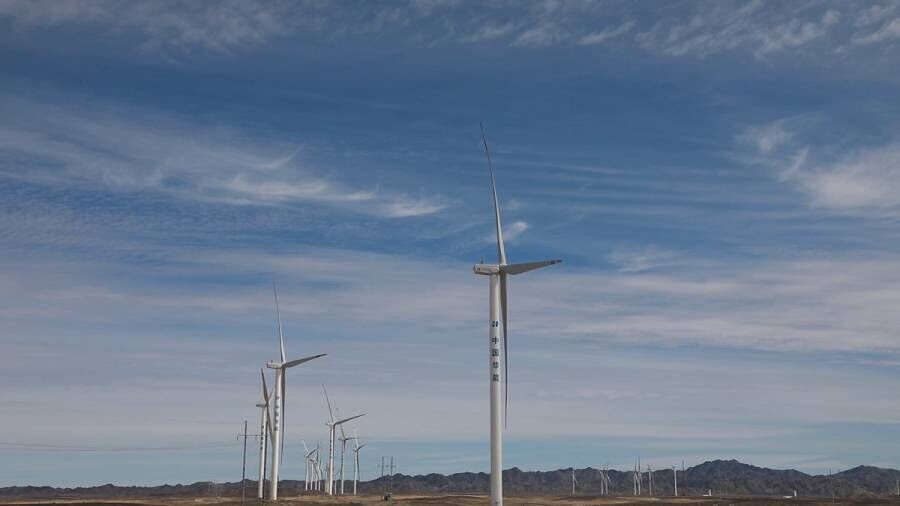 甘肃单机容量最大风电机组并网发电