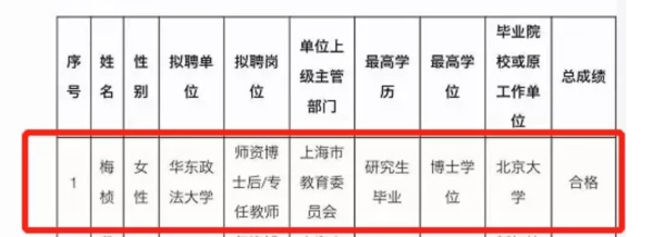 百万粉网红梅桢当大学老师遭质疑怎么回事？去哪个大学当老师？