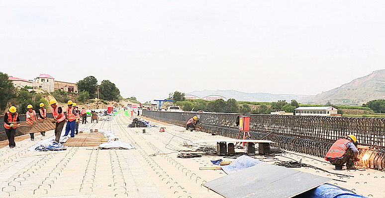  安临公路项目建设各项工作稳步推进