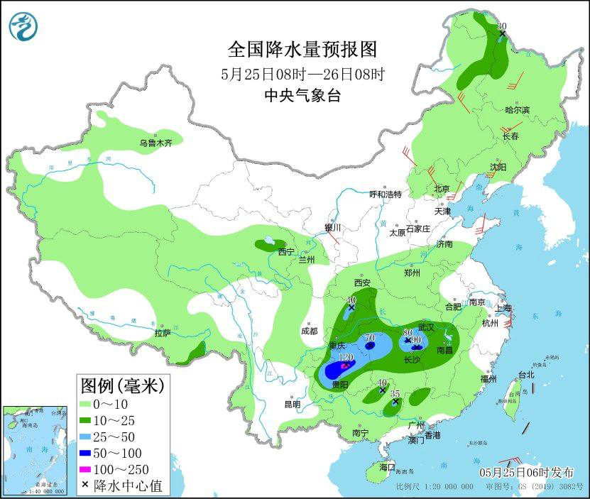 多地将有8-10级雷暴大风或冰雹 最新全国天气预报