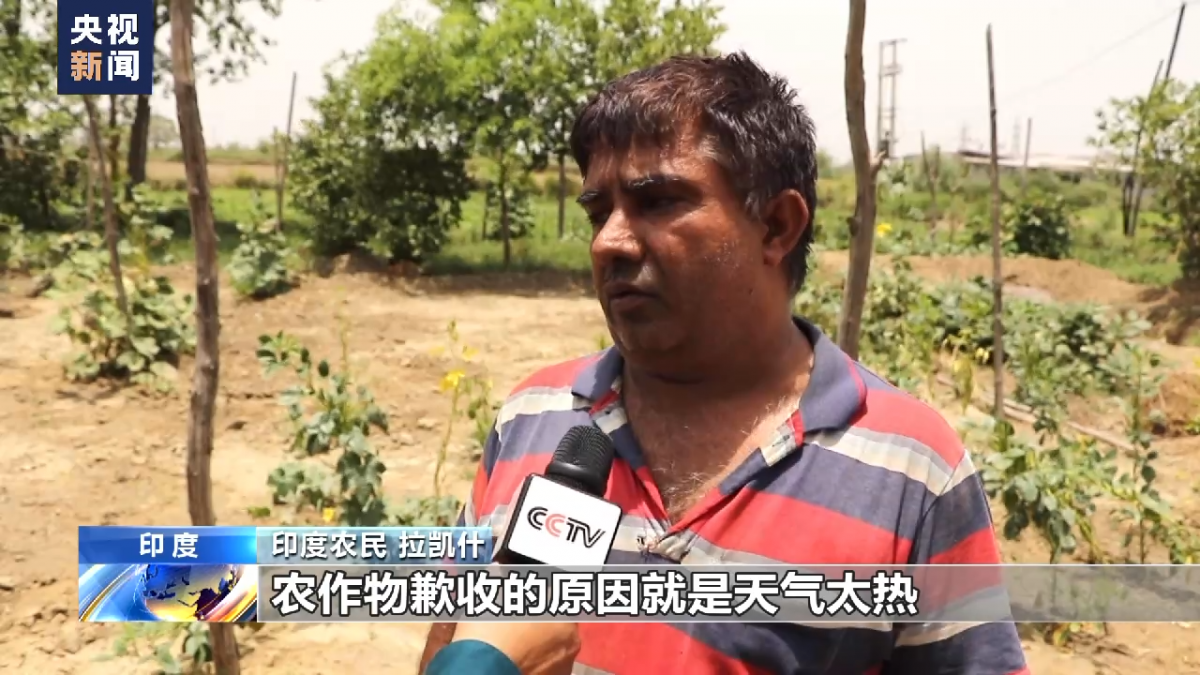 印度多地持续高温超40℃ 民众生活受到严重影响