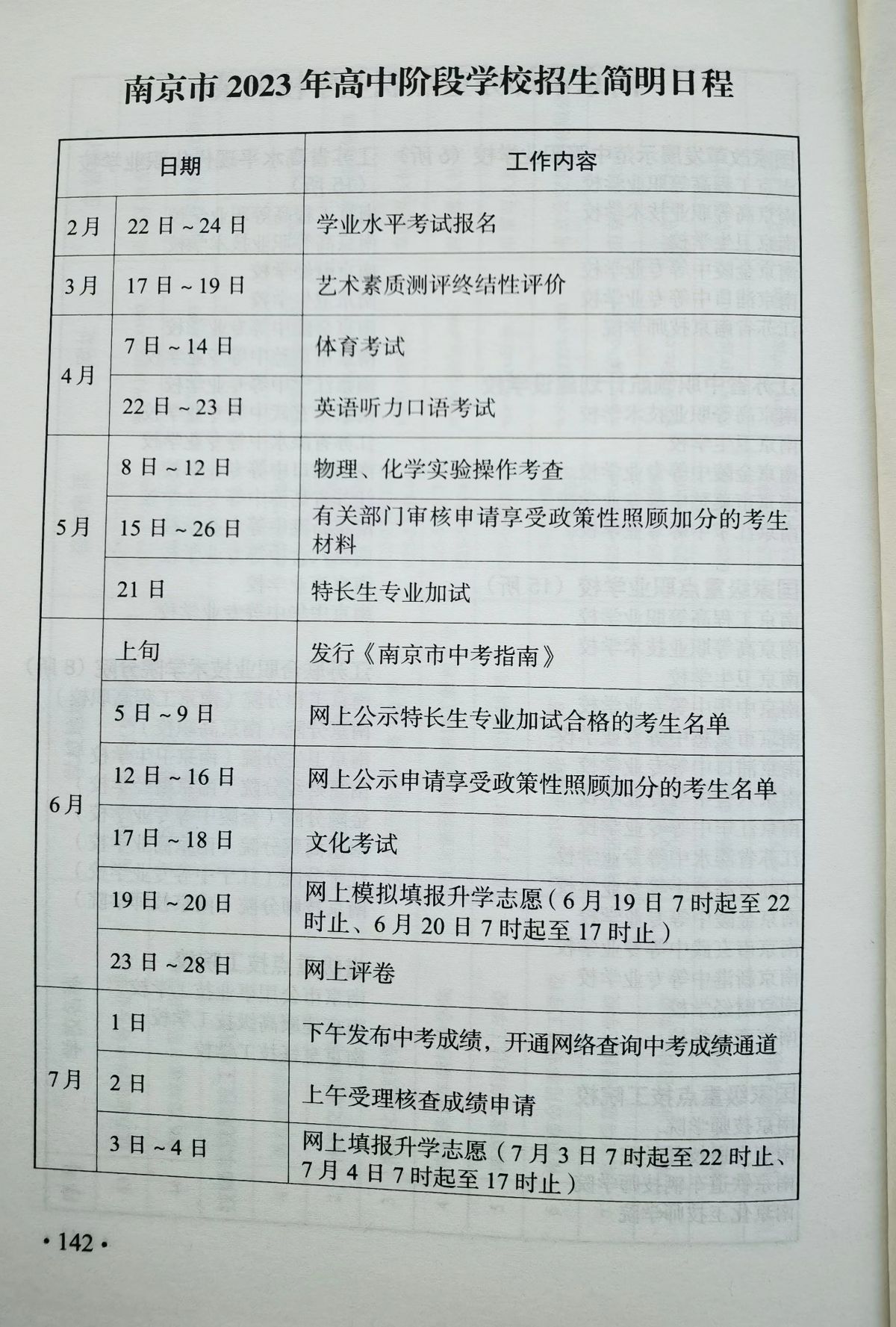 2023南京中考是几月几日？南京中考各个高中招生计划