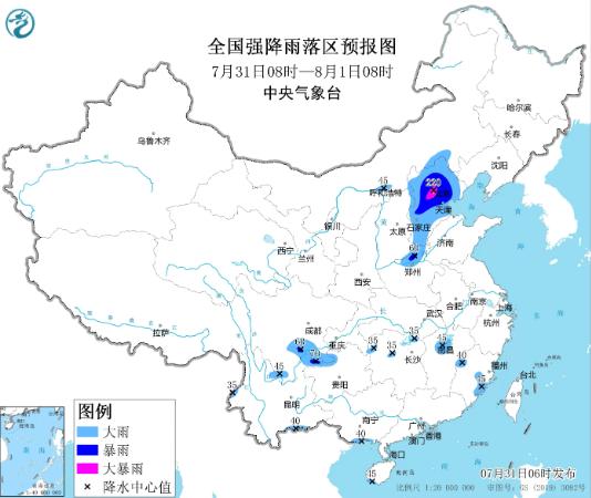 暴雨红色预警!直击北方多地暴雨 最新全国天气预报