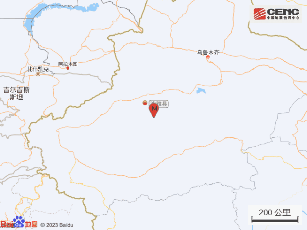 新疆阿克苏地区沙雅县发生3.1级地震 