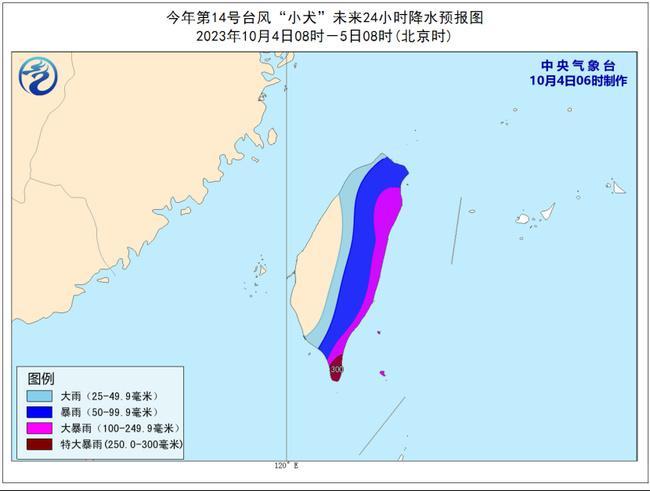 2023年第14号台风最新消息 台风“小犬”路径未来走向