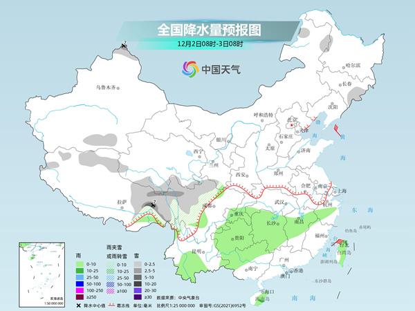 较强冷空气持续 南方多地气温创下半年新低 最新全国天气预报